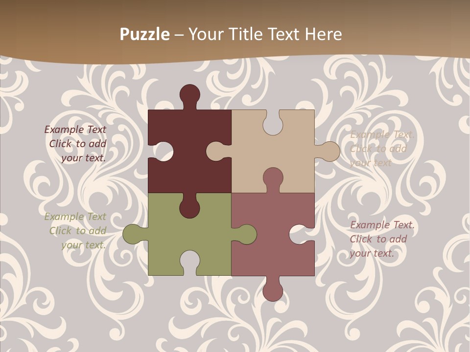 Natural Seamless Abstract PowerPoint Template