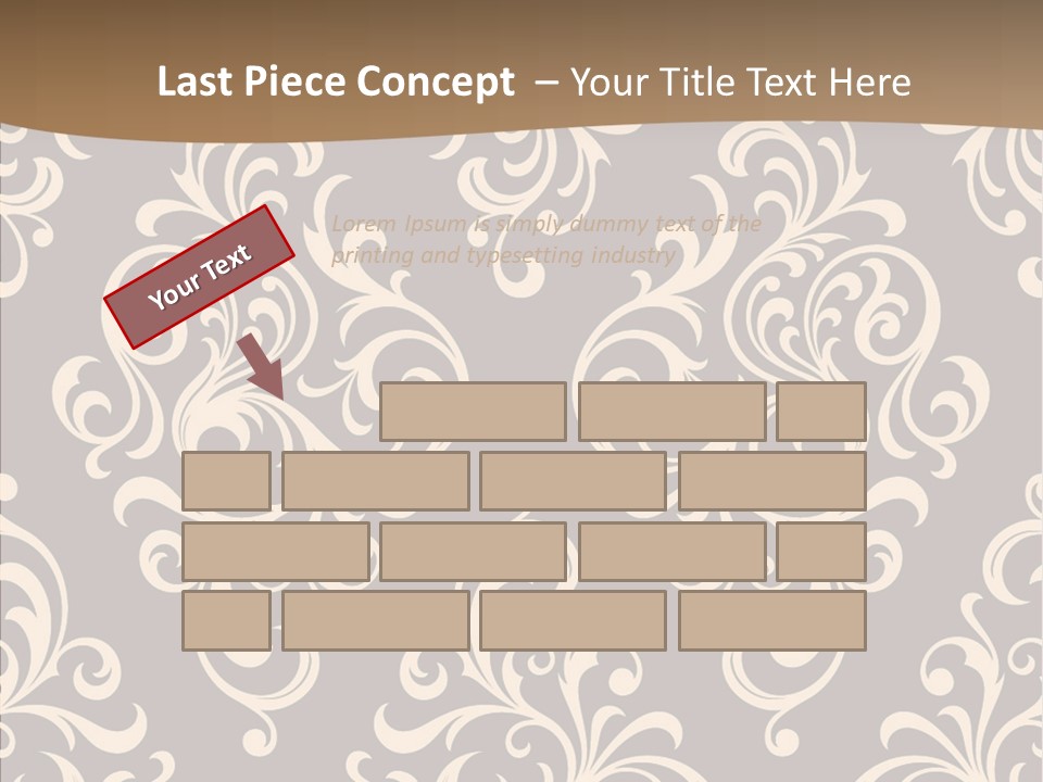 Natural Seamless Abstract PowerPoint Template