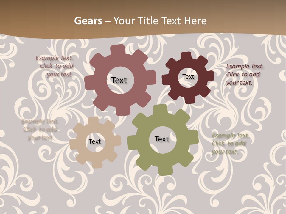 Natural Seamless Abstract PowerPoint Template