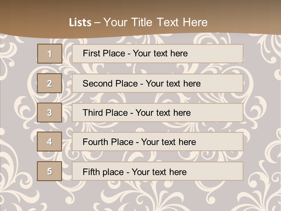 Natural Seamless Abstract PowerPoint Template