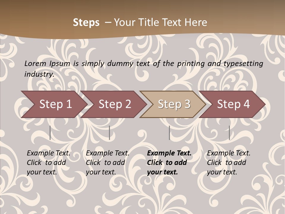 Natural Seamless Abstract PowerPoint Template