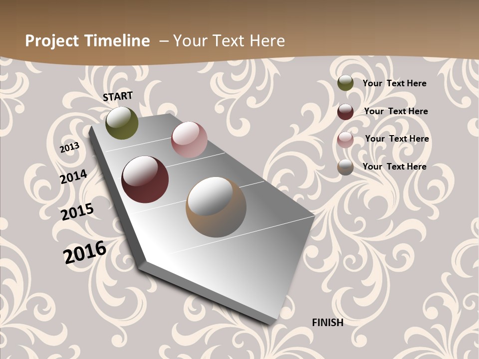 Natural Seamless Abstract PowerPoint Template