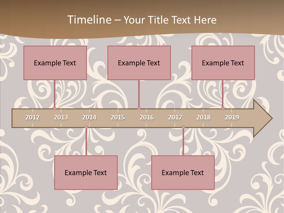Natural Seamless Abstract PowerPoint Template