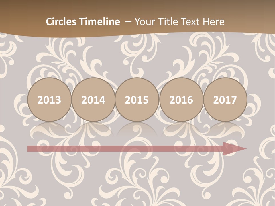 Natural Seamless Abstract PowerPoint Template