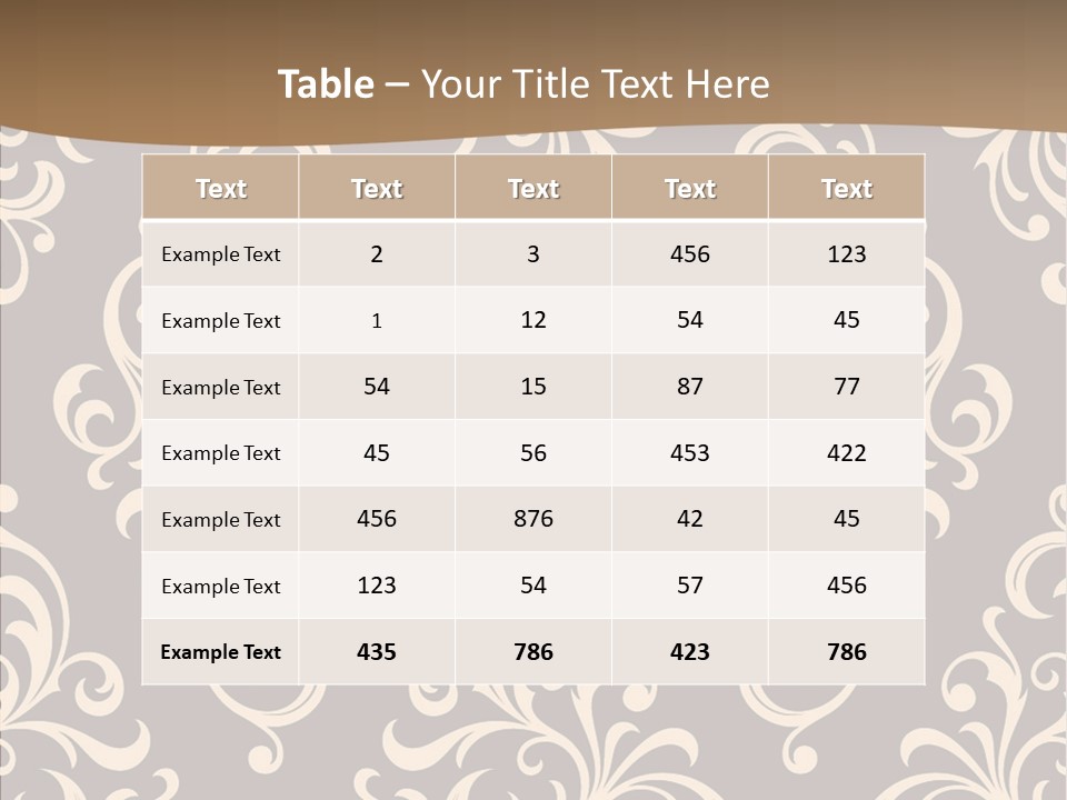 Natural Seamless Abstract PowerPoint Template