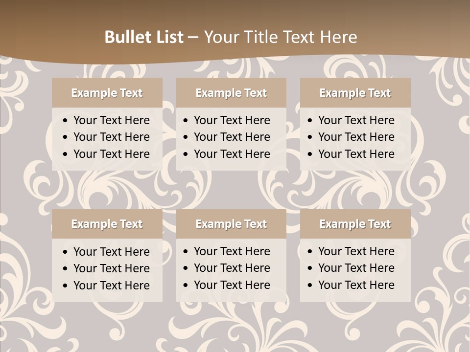 Natural Seamless Abstract PowerPoint Template
