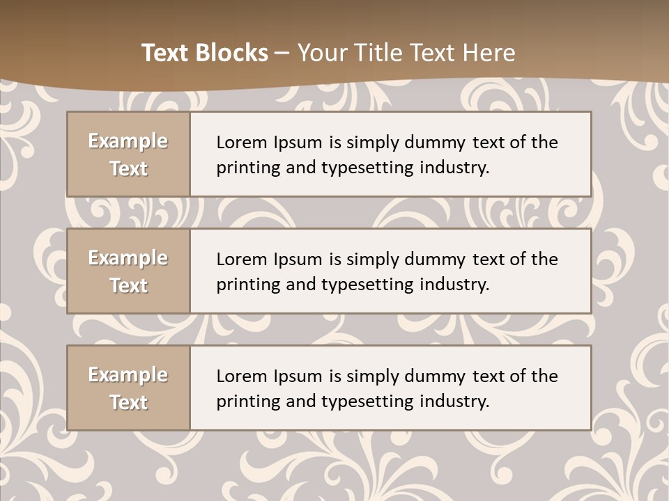 Natural Seamless Abstract PowerPoint Template