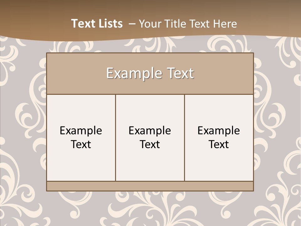 Natural Seamless Abstract PowerPoint Template