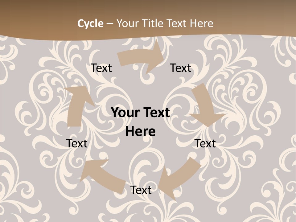 Natural Seamless Abstract PowerPoint Template
