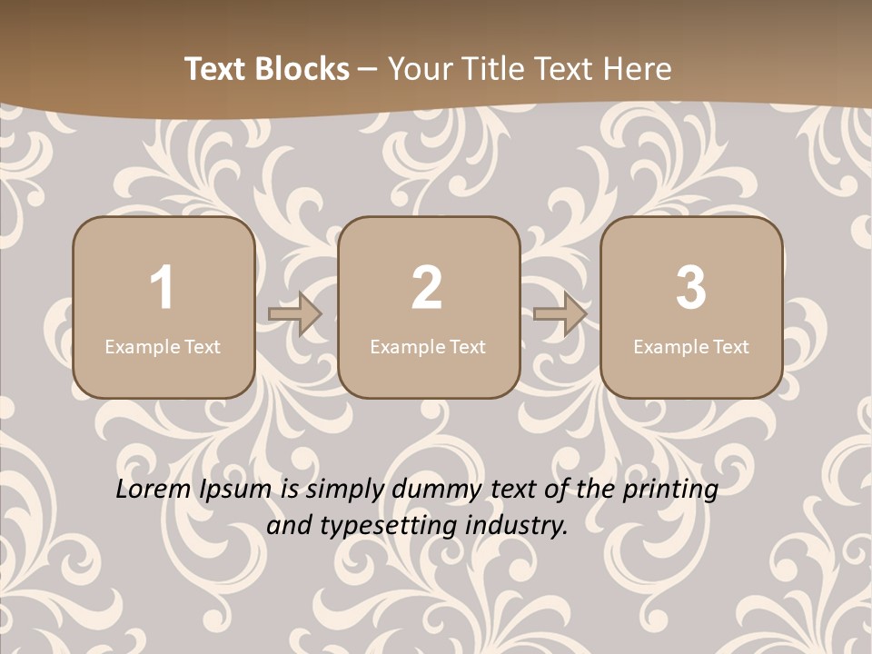 Natural Seamless Abstract PowerPoint Template
