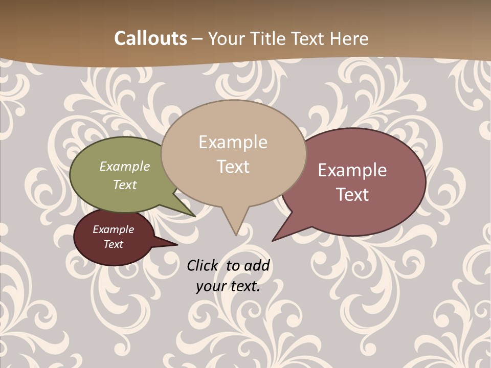 Natural Seamless Abstract PowerPoint Template