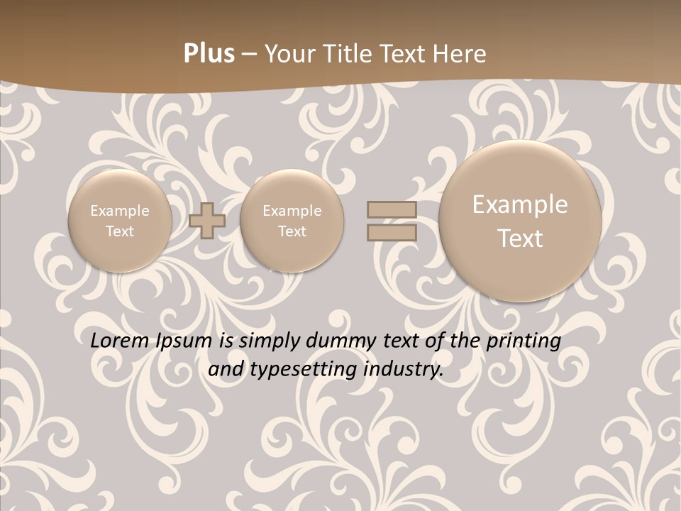 Natural Seamless Abstract PowerPoint Template