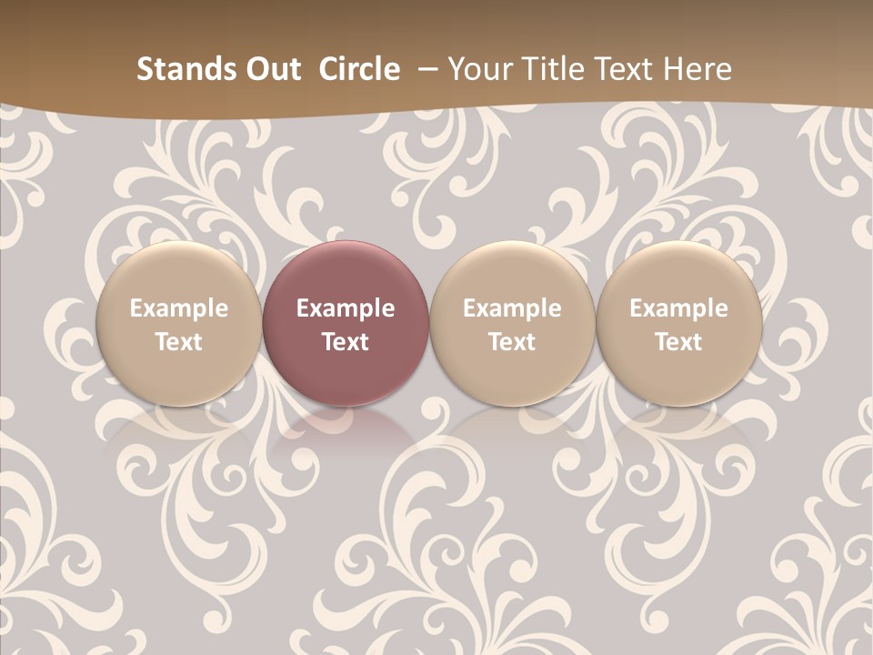 Natural Seamless Abstract PowerPoint Template