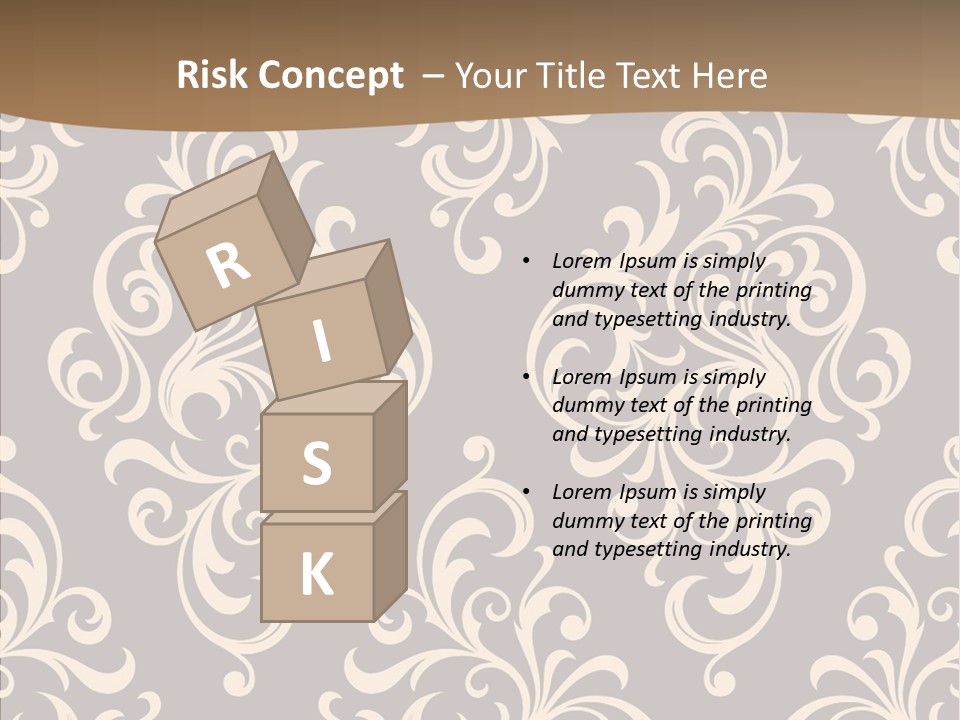 Natural Seamless Abstract PowerPoint Template