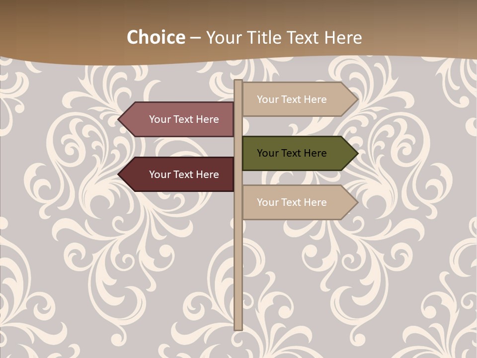 Natural Seamless Abstract PowerPoint Template