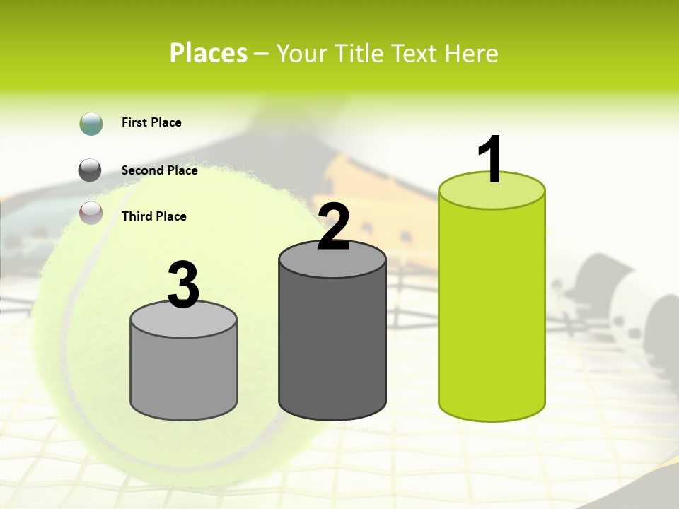 Recreation Titanium Ball PowerPoint Template