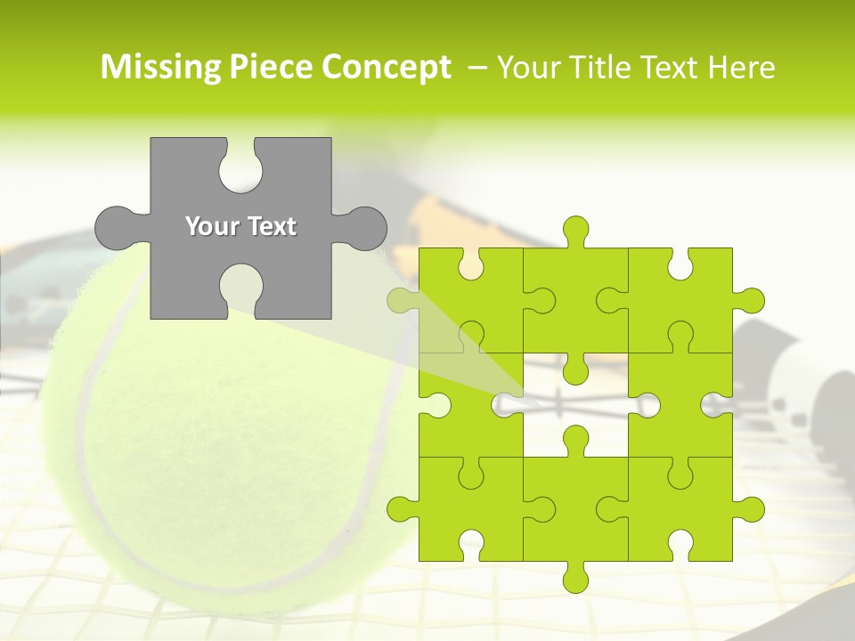 Recreation Titanium Ball PowerPoint Template