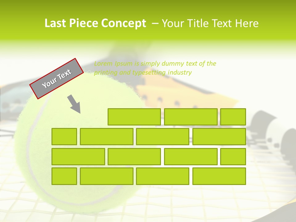 Recreation Titanium Ball PowerPoint Template