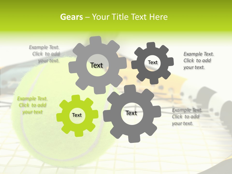 Recreation Titanium Ball PowerPoint Template