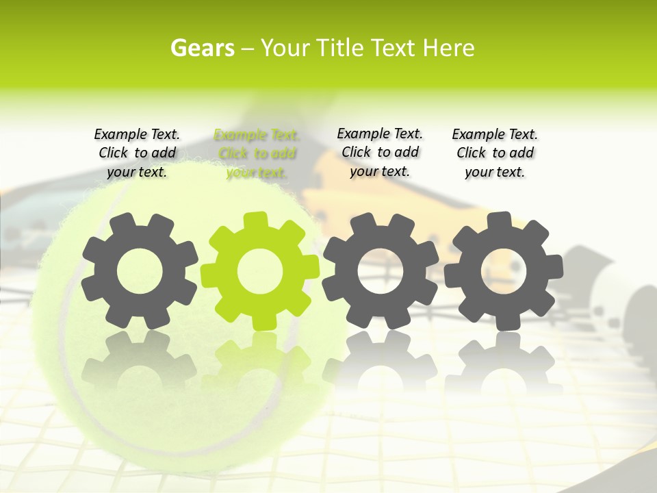 Recreation Titanium Ball PowerPoint Template