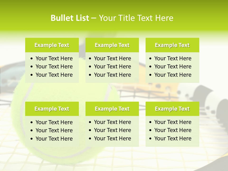 Recreation Titanium Ball PowerPoint Template