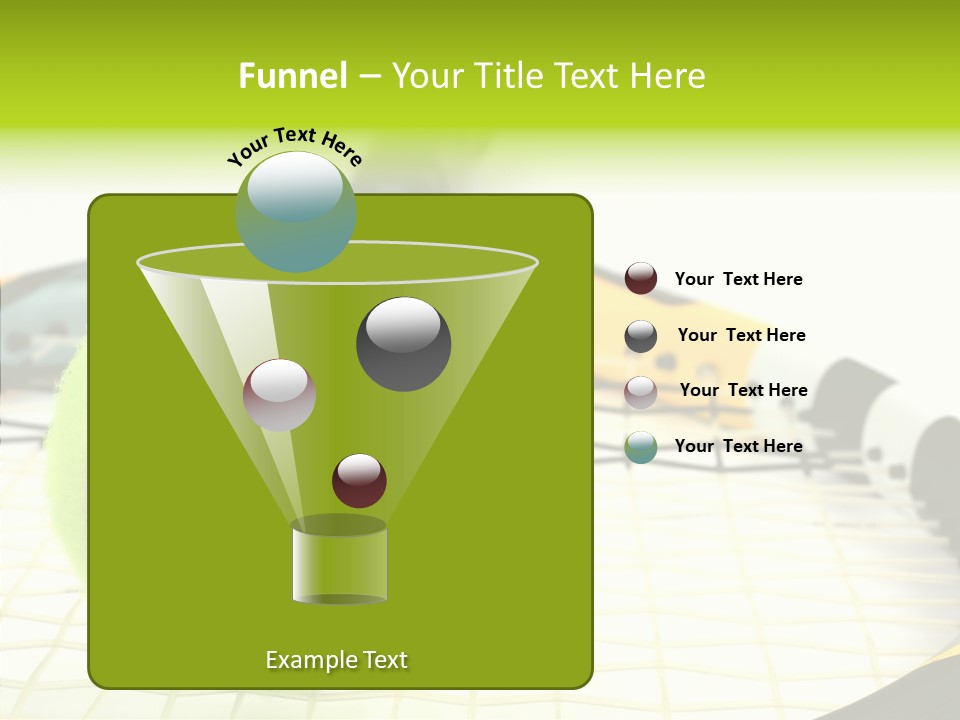 Recreation Titanium Ball PowerPoint Template