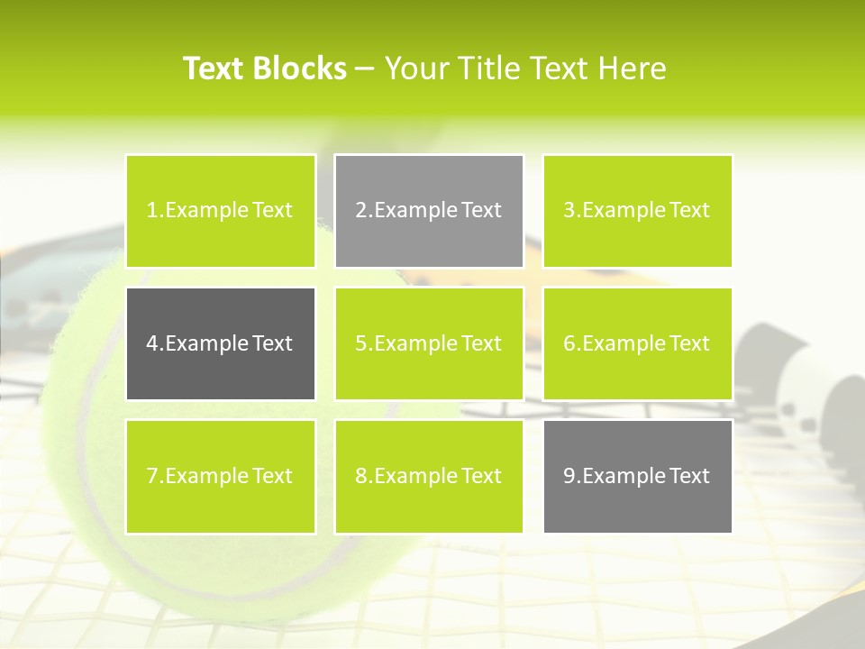Recreation Titanium Ball PowerPoint Template