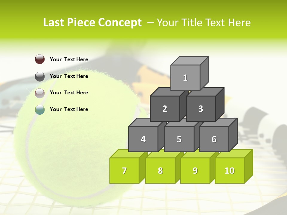 Recreation Titanium Ball PowerPoint Template