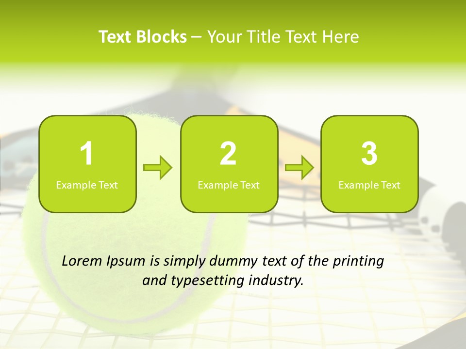 Recreation Titanium Ball PowerPoint Template
