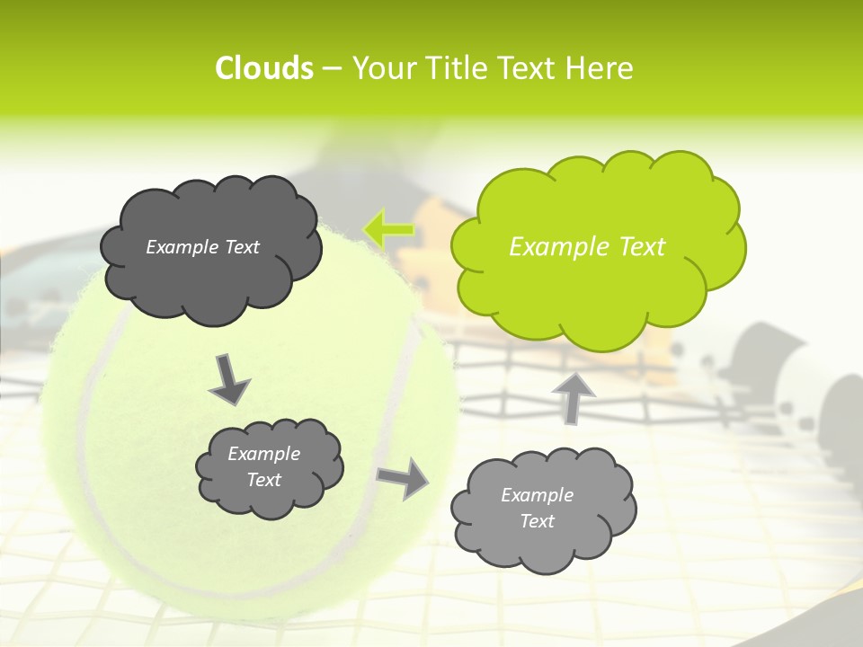 Recreation Titanium Ball PowerPoint Template