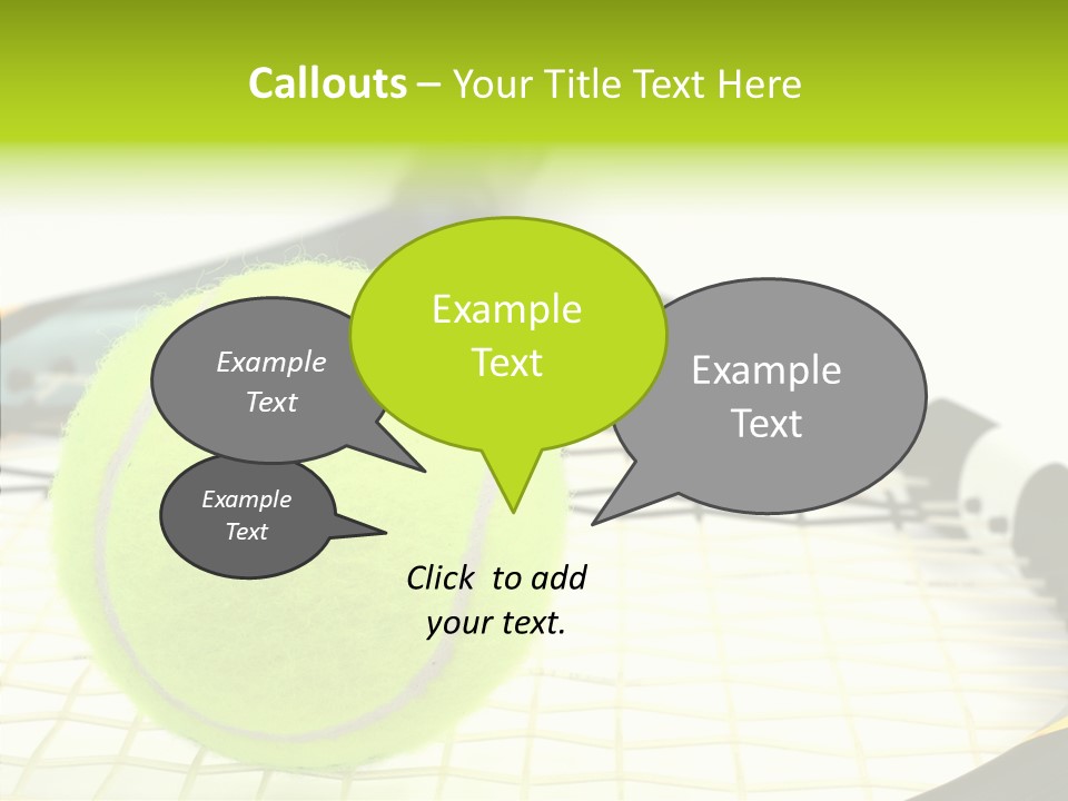 Recreation Titanium Ball PowerPoint Template