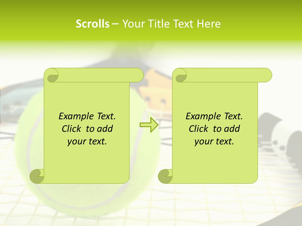 Recreation Titanium Ball PowerPoint Template