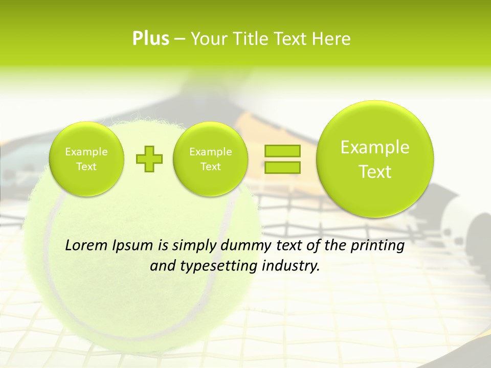 Recreation Titanium Ball PowerPoint Template