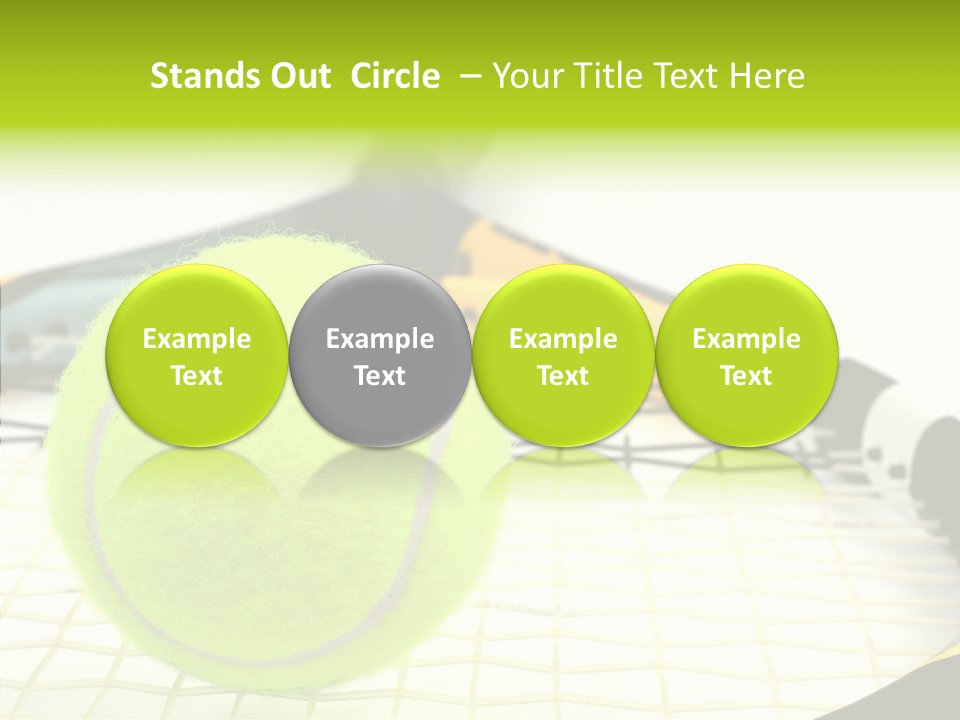 Recreation Titanium Ball PowerPoint Template