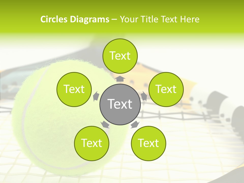 Recreation Titanium Ball PowerPoint Template