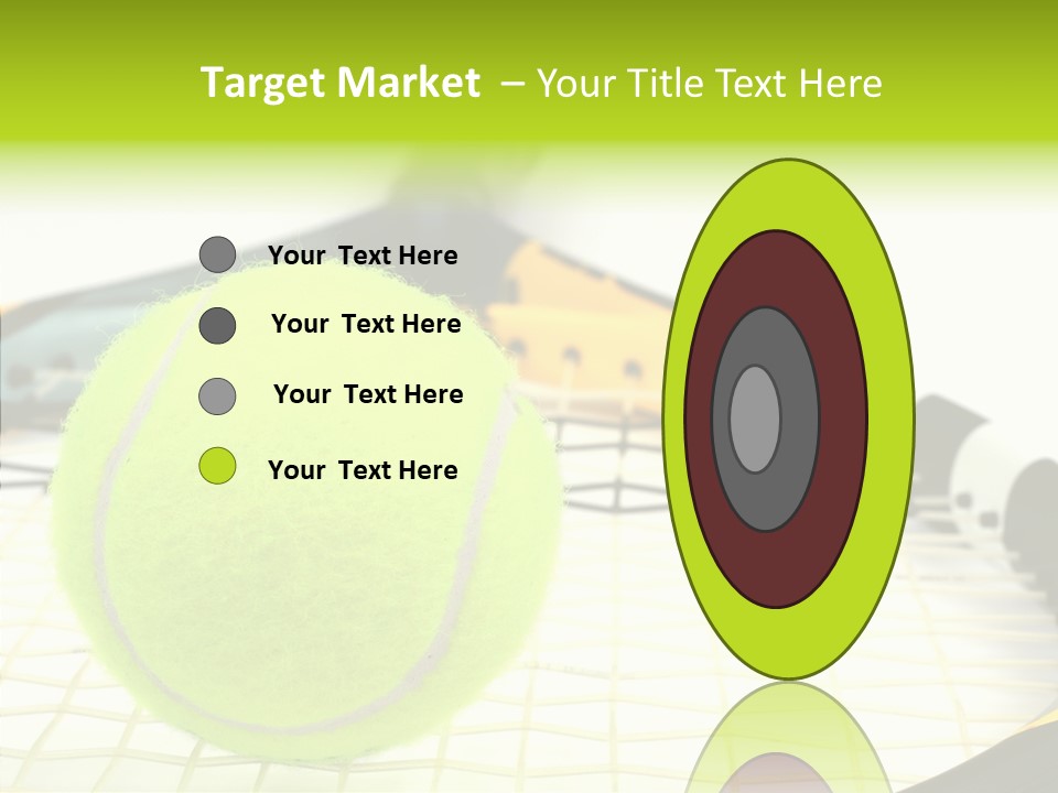 Recreation Titanium Ball PowerPoint Template