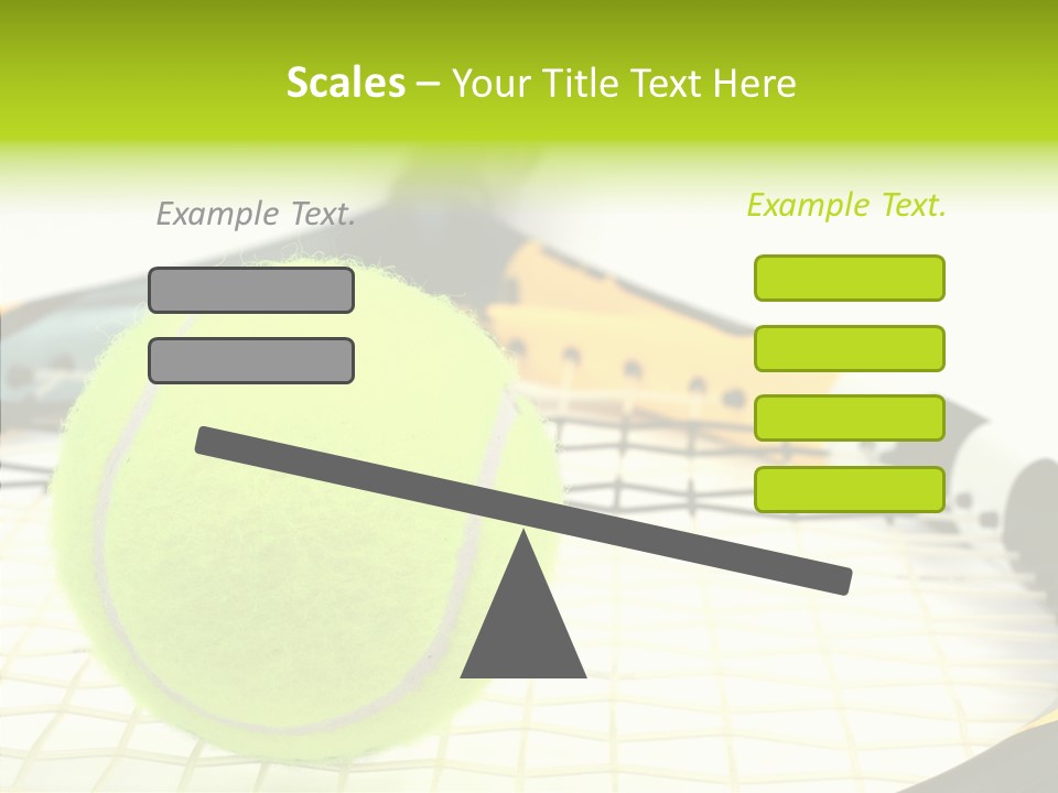 Recreation Titanium Ball PowerPoint Template