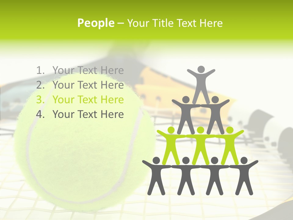 Recreation Titanium Ball PowerPoint Template