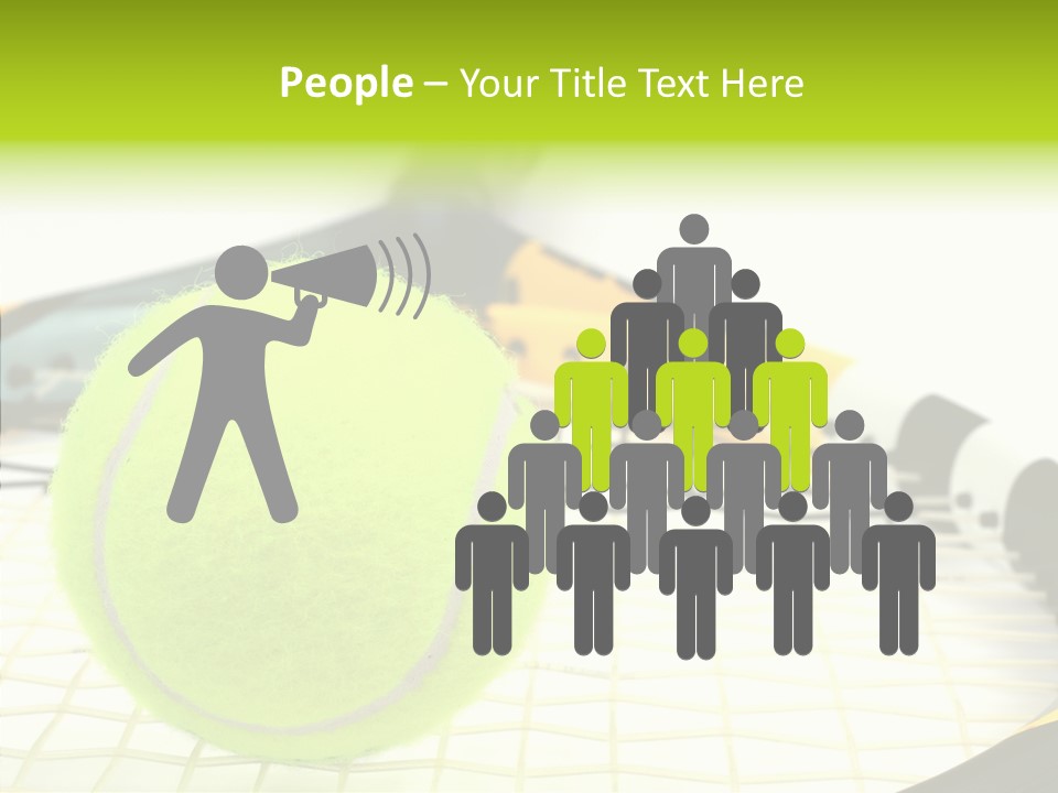 Recreation Titanium Ball PowerPoint Template