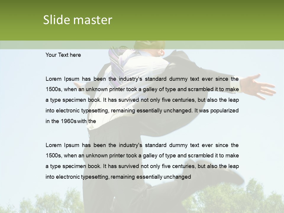 High Formalwear Long PowerPoint Template