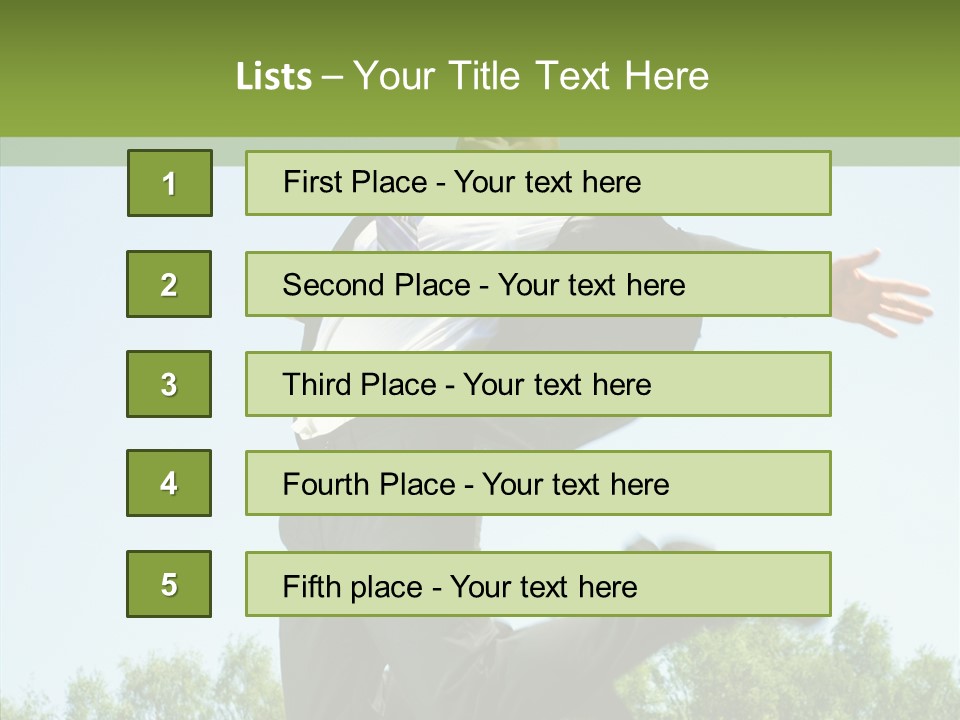 High Formalwear Long PowerPoint Template