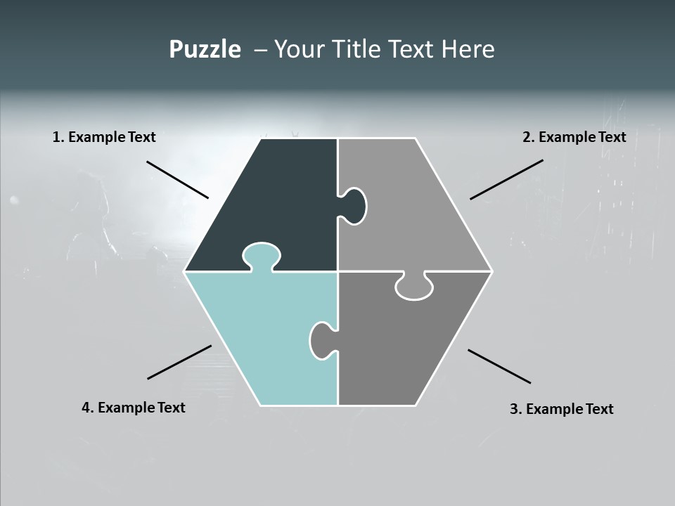 People Backlight Guitars PowerPoint Template