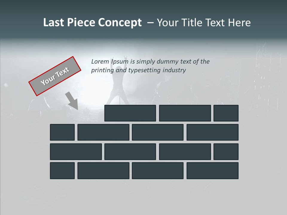 People Backlight Guitars PowerPoint Template