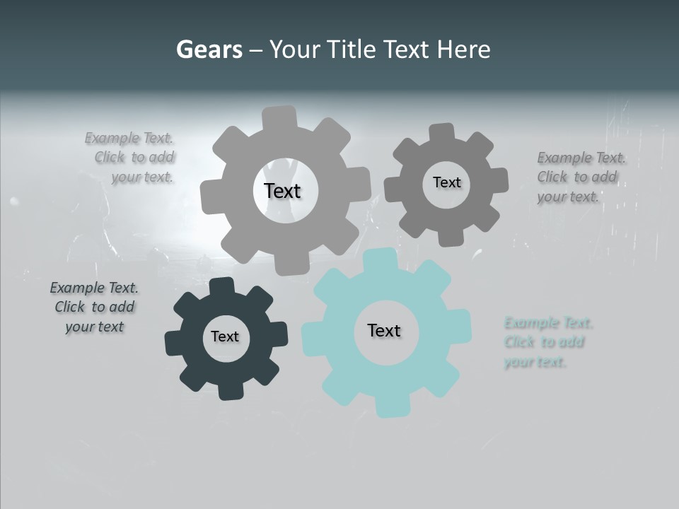 People Backlight Guitars PowerPoint Template