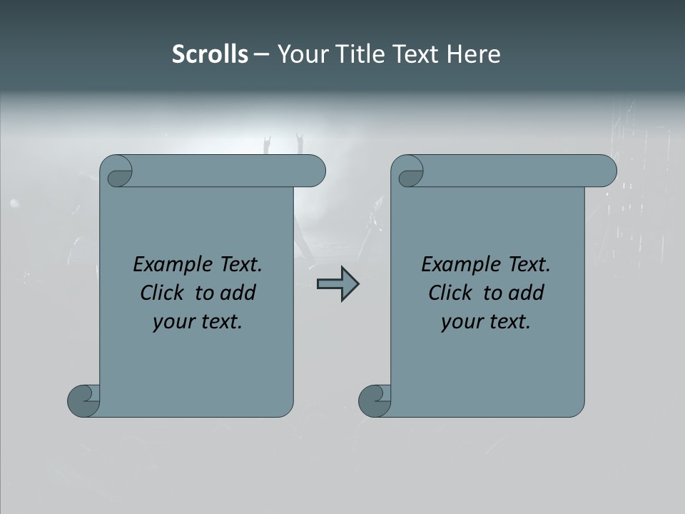 People Backlight Guitars PowerPoint Template