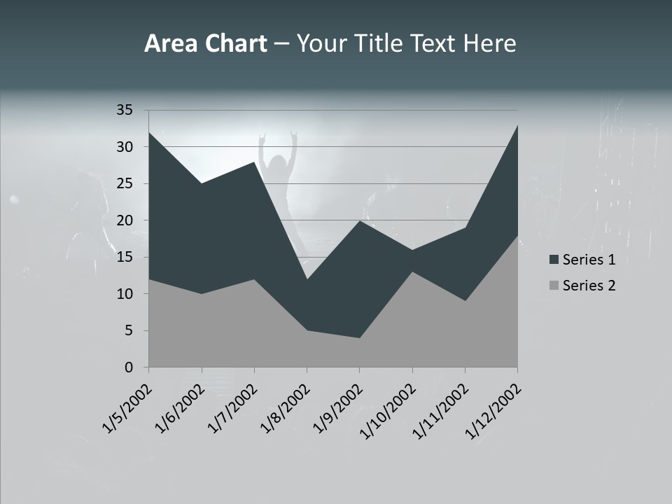 People Backlight Guitars PowerPoint Template