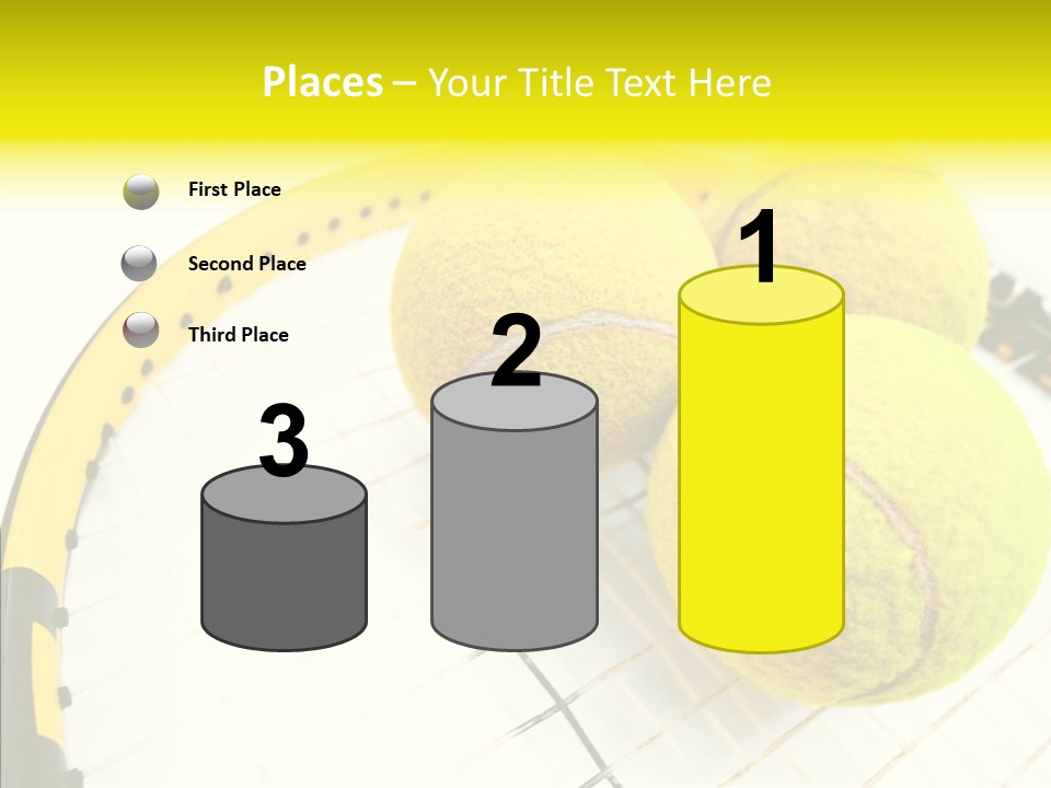 Macro Competition Balls PowerPoint Template