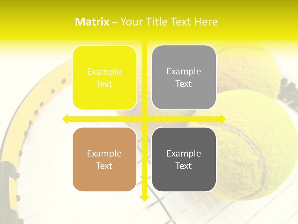 Macro Competition Balls PowerPoint Template