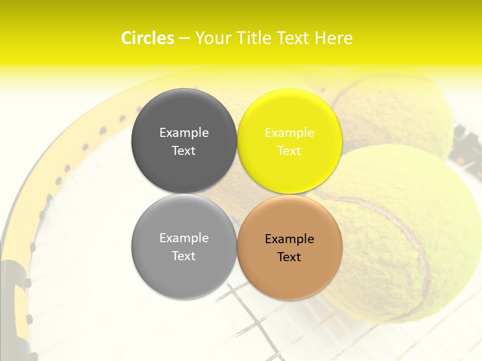 Macro Competition Balls PowerPoint Template