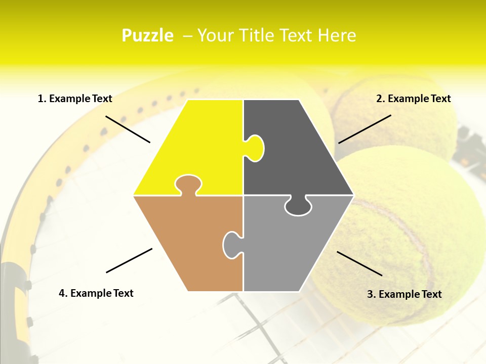 Macro Competition Balls PowerPoint Template